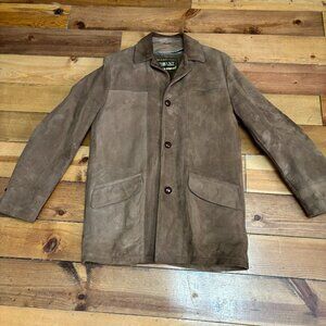 Vintage Men's Suede Jacket Small